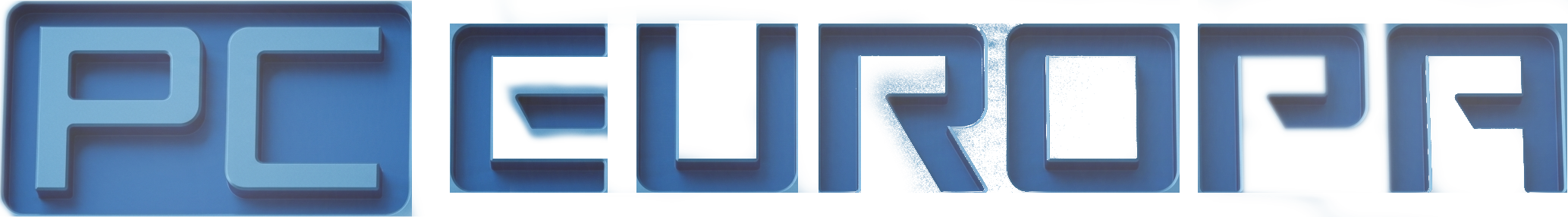 PCEuropa white logo